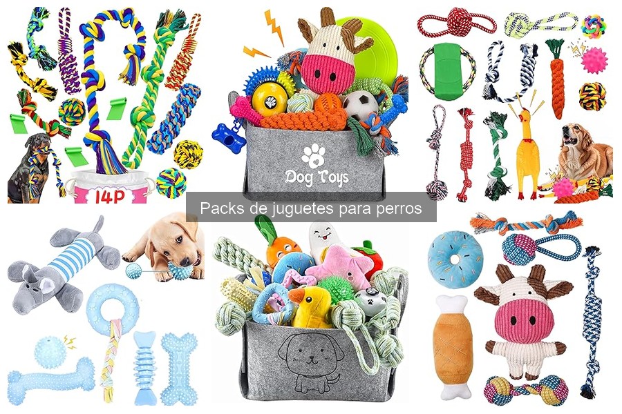 Dónde comprar packs de juguetes para perros: Mejores opciones