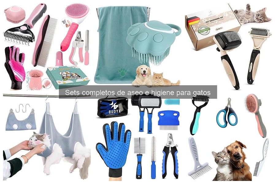 Errores comunes al comprar sets de aseo para gatos