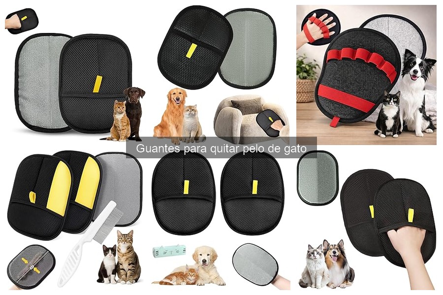 Guantes para quitar pelo de gato: ¿son seguros para tu mascota?