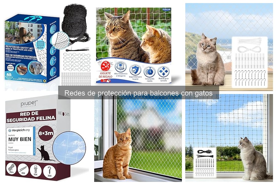 Guía de compra de redes de protección para balcones de gatos