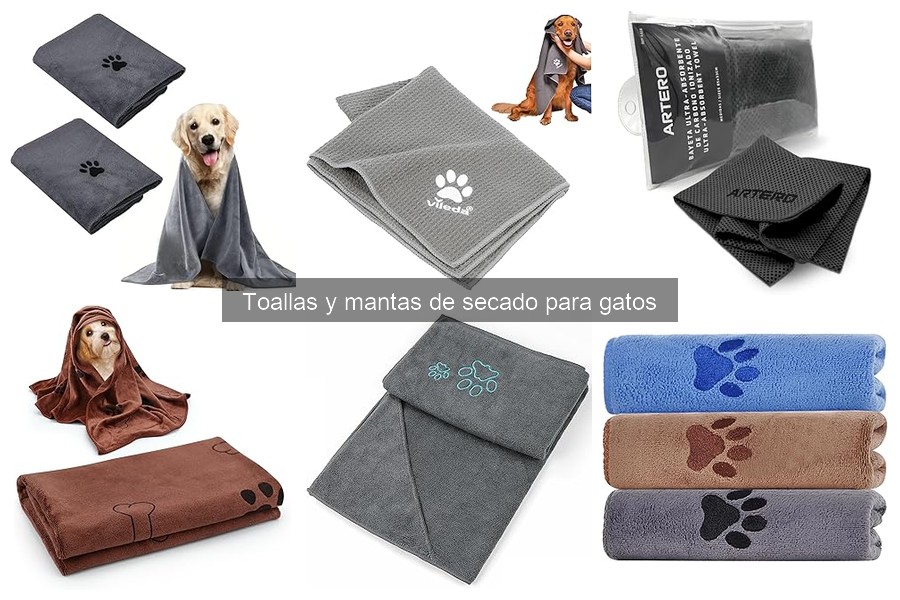 Guía de compra de toallas y mantas de secado para gatos
