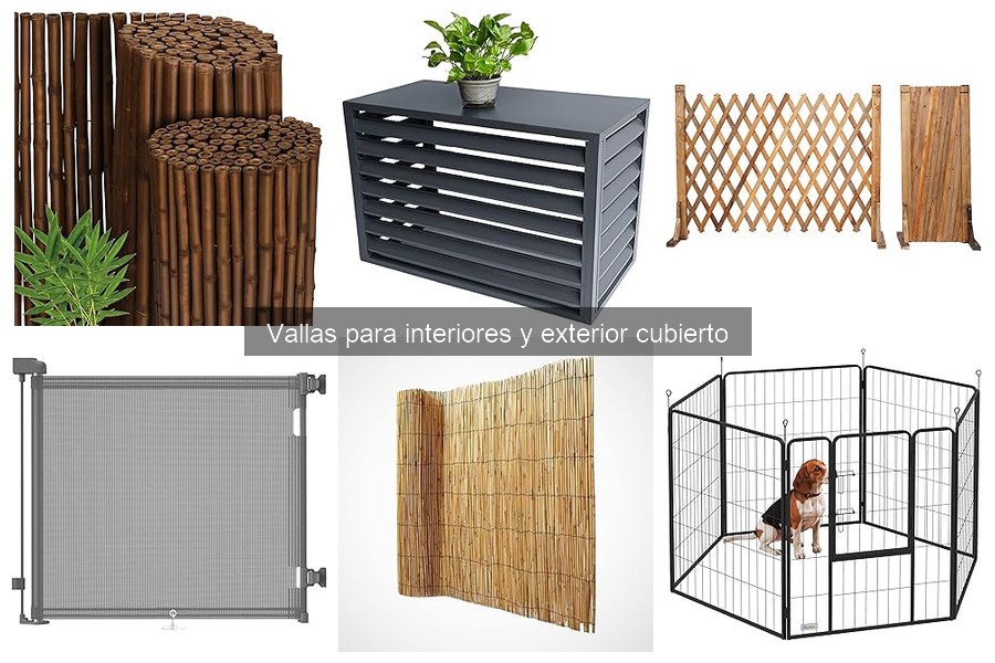 Guía de compra de vallas para interiores y exteriores cubiertos