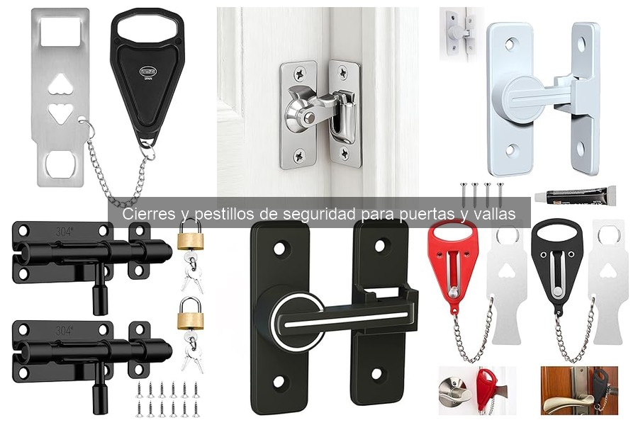 Guía para instalar cierres de seguridad en puertas