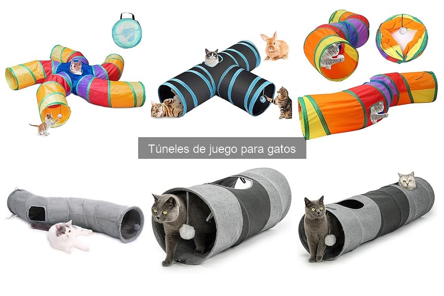Impacto de los túneles de juego en el comportamiento de los gatos