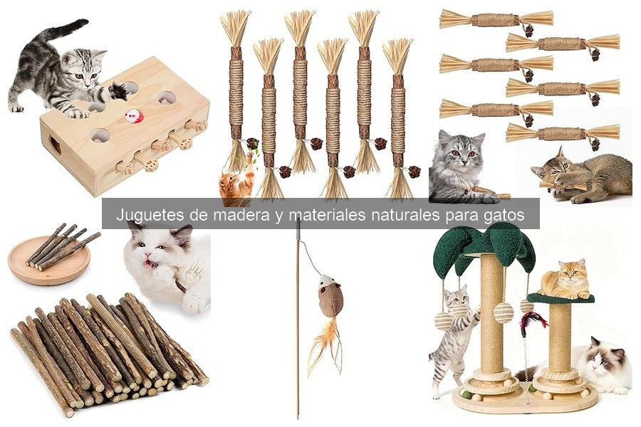 Juguetes de madera para gatos: precios y mejores ofertas
