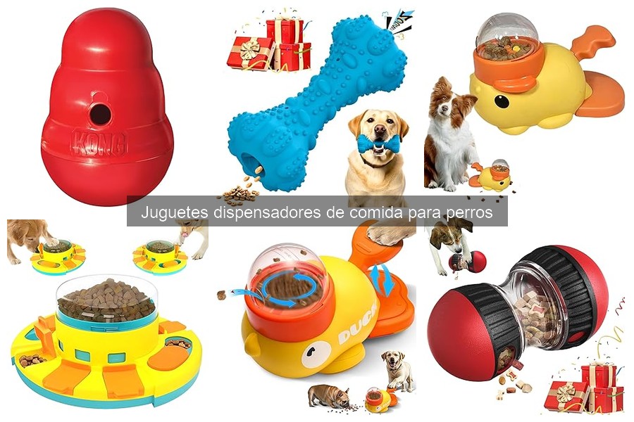 Juguetes dispensadores de comida para perros con necesidades especiales