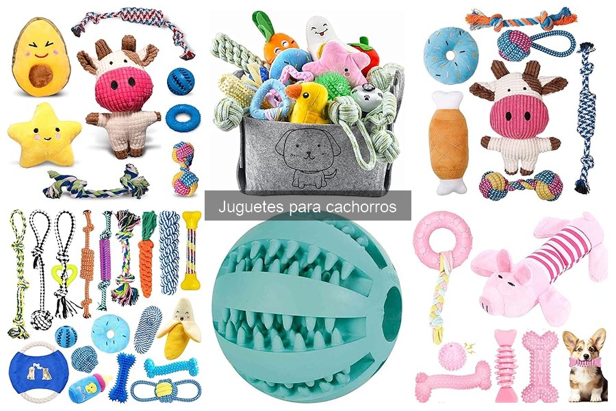 Juguetes para cachorros que alivian la ansiedad por separación