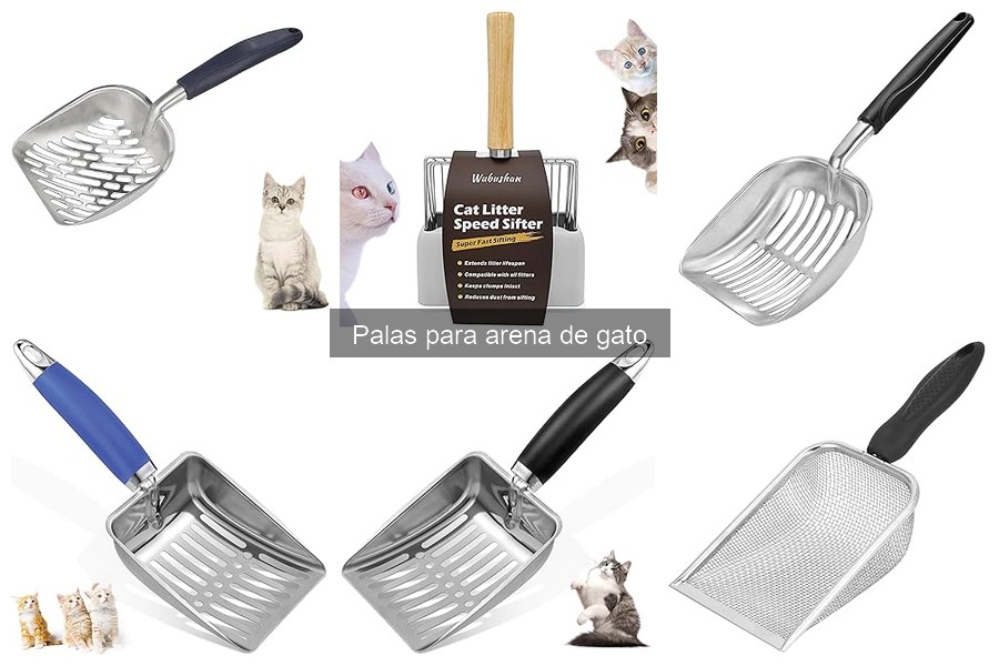 Mantenimiento ideal de palas para arena de gato