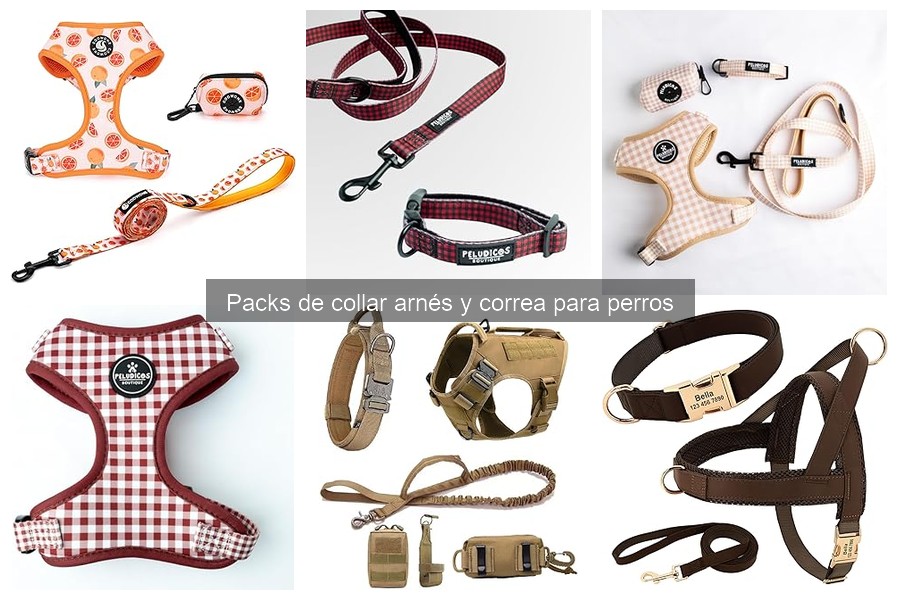 Materiales ideales para collares, arneses y correas de perros
