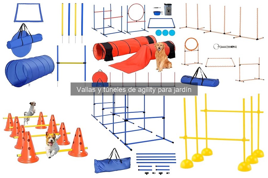 Materiales ideales para vallas y túneles de agility