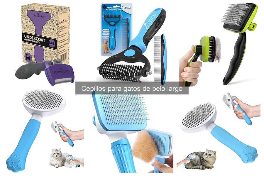 Mejores cepillos para deshacer nudos en gatos de pelo largo