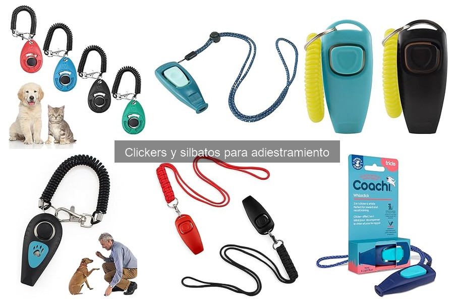 Mejores clickers y silbatos para adiestramiento de perros