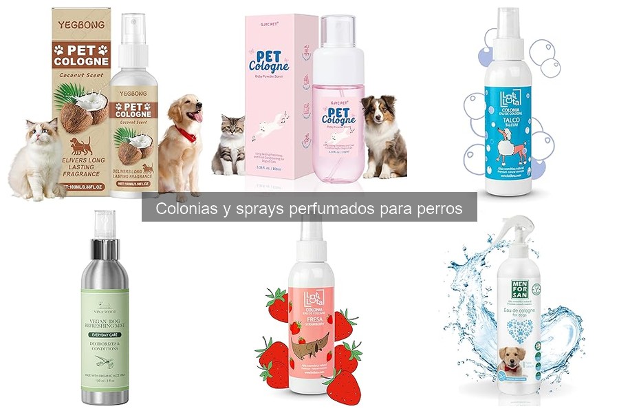 Mejores colonias y sprays perfumados para perros 2023