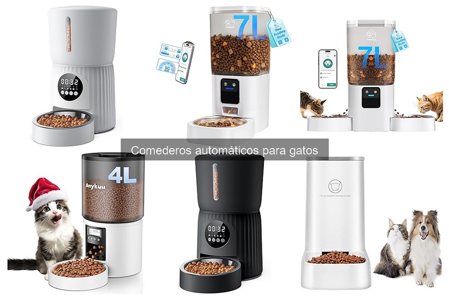 Mejores comederos automáticos para casas con múltiples gatos