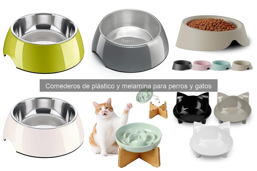 Mejores comederos de melamina para perros y gatos 2023
