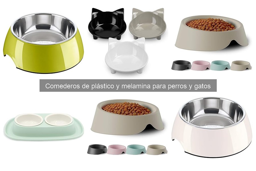 Mejores comederos de plástico para perros y gatos en 2023