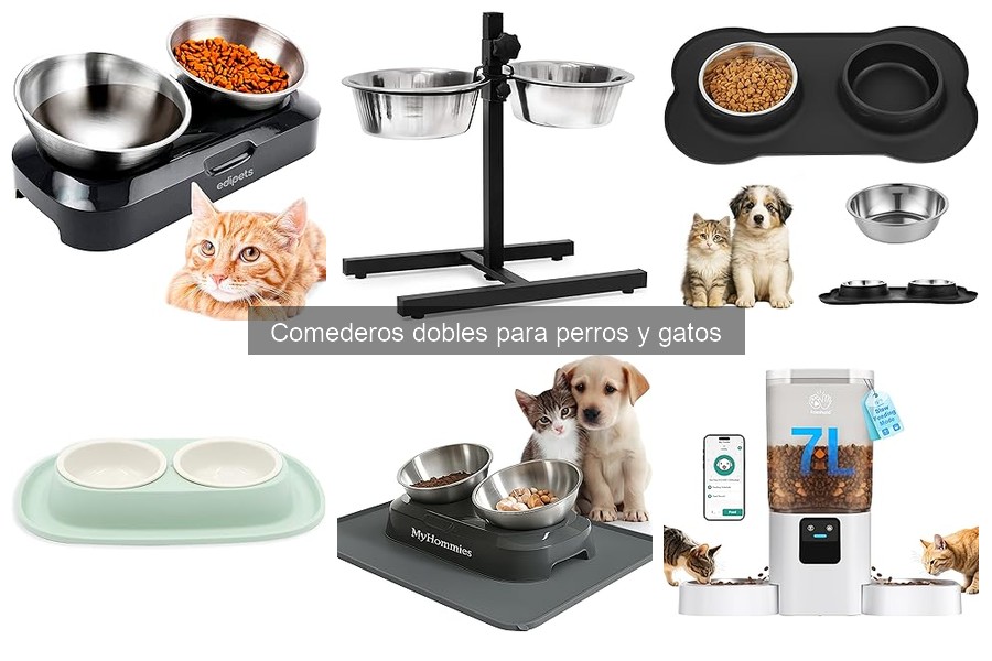 Mejores comederos dobles para perros y gatos en 2023