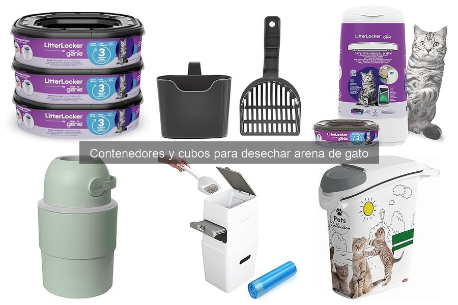 Mejores contenedores para desechar arena de gato en 2023