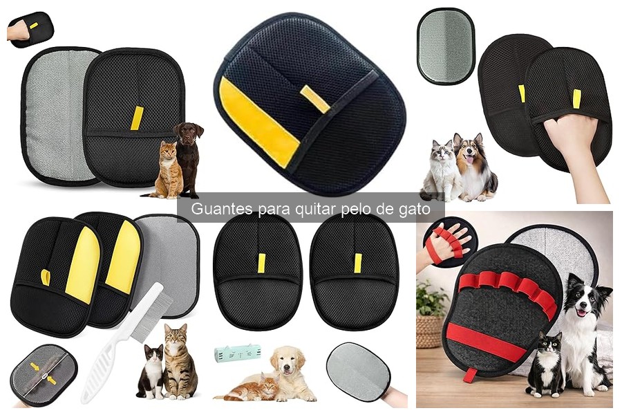 Mejores guantes para quitar pelo de gato: guía de selección