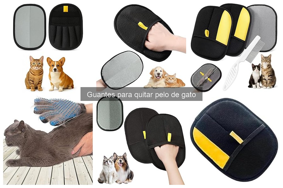 ** Mejores guantes para quitar pelo de gato según la raza