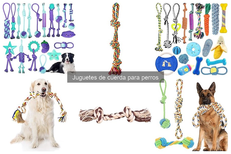 Mejores juguetes de cuerda para perros según su tamaño
