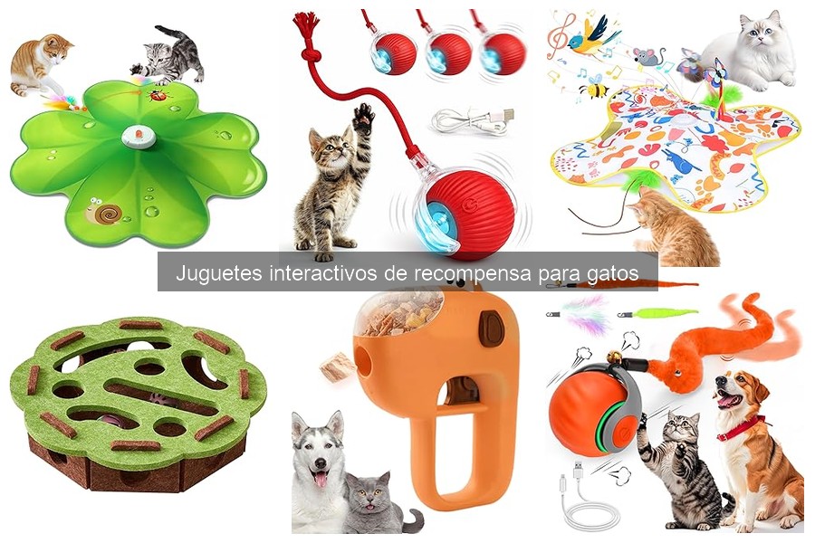 Mejores juguetes interactivos de recompensa para gatos 2023