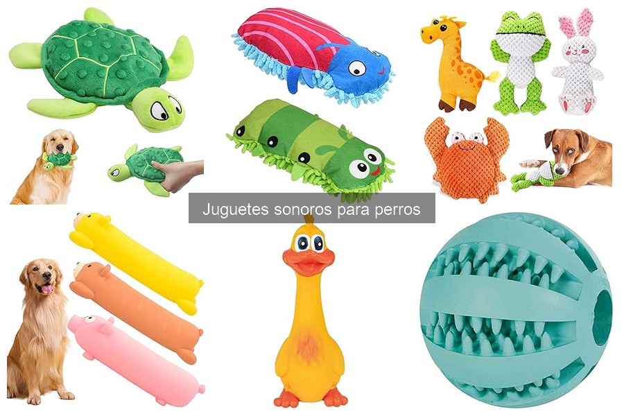 Mejores juguetes sonoros para perros activos: comparativa 2023