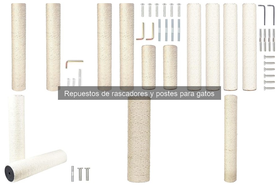 Mejores marcas de repuestos para rascadores de gatos