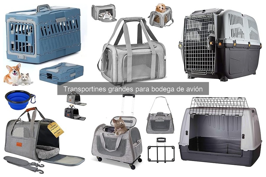 Mejores marcas de transportines grandes para bodega de avión