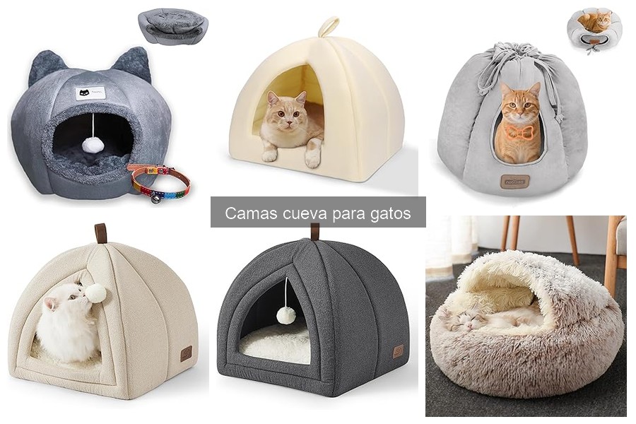 Mejores materiales para camas cueva para gatos: guía completa