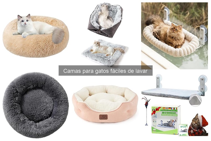 Mejores materiales para camas de gatos fáciles de lavar