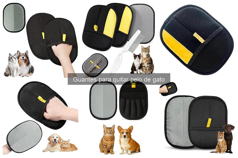 Mejores materiales para guantes quitapelos de gato