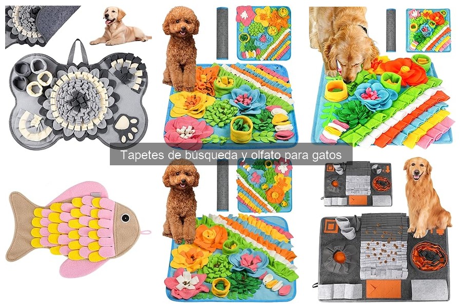 Mejores materiales para tapetes de olfato para gatos