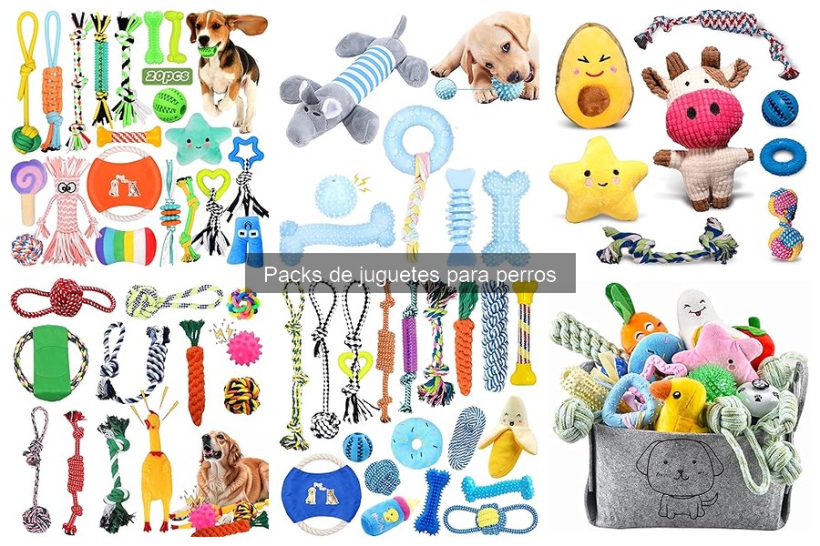 Mejores packs de juguetes para perros en 2023