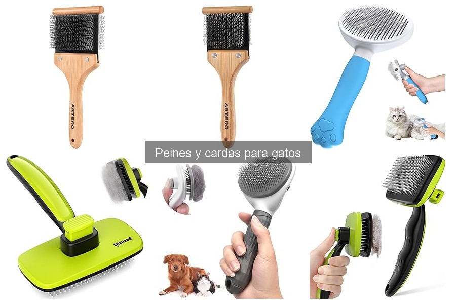 Mejores peines y cardas para gatos de pelo largo: comparativa