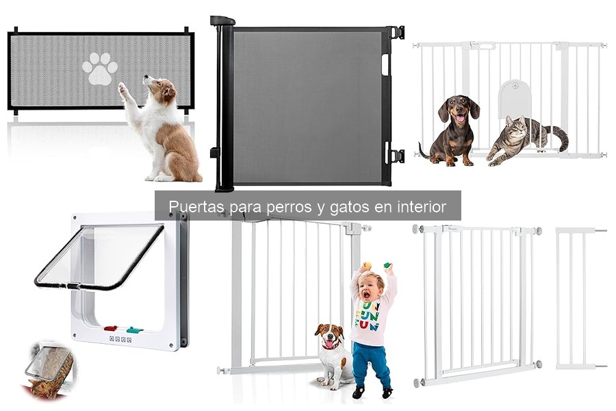 Mejores puertas para perros y gatos en interiores – Comparativa