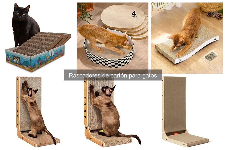Mejores rascadores de cartón para gatos en 2023