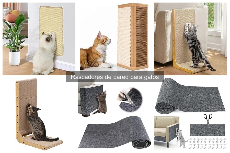 Mejores rascadores de pared para gatos según opiniones
