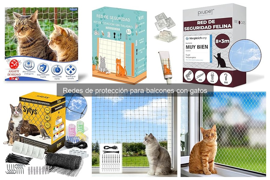 Mejores redes de protección para balcones para gatos