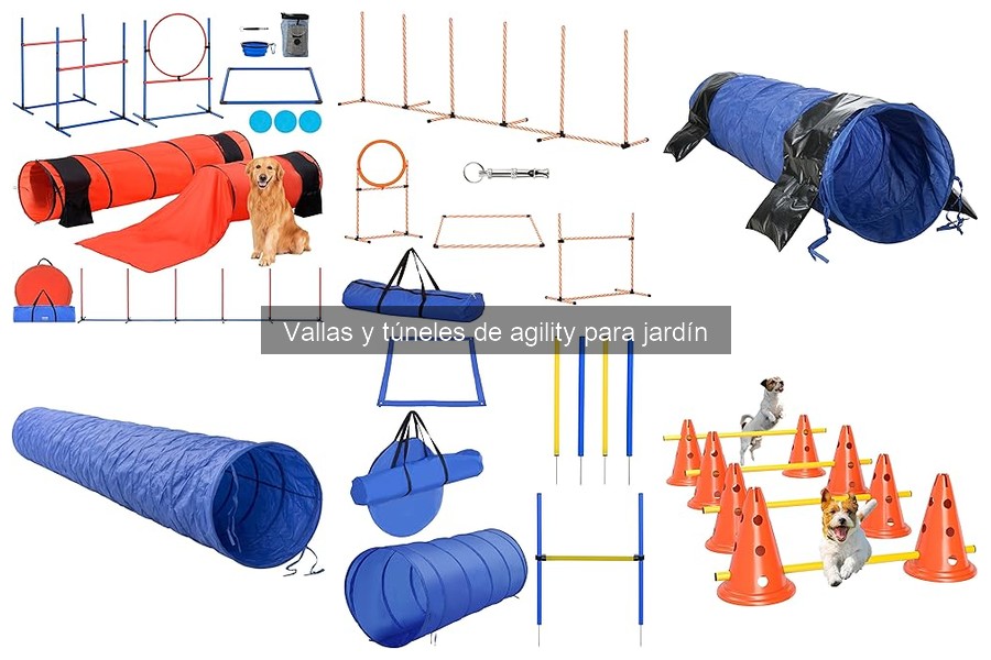 Mejores vallas y túneles de agility para perros en casa