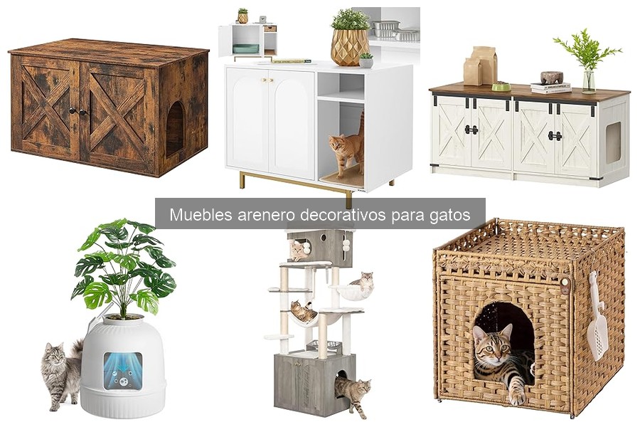 Muebles Areneros Decorativos para Gatos: Diseño y Funcionalidad
