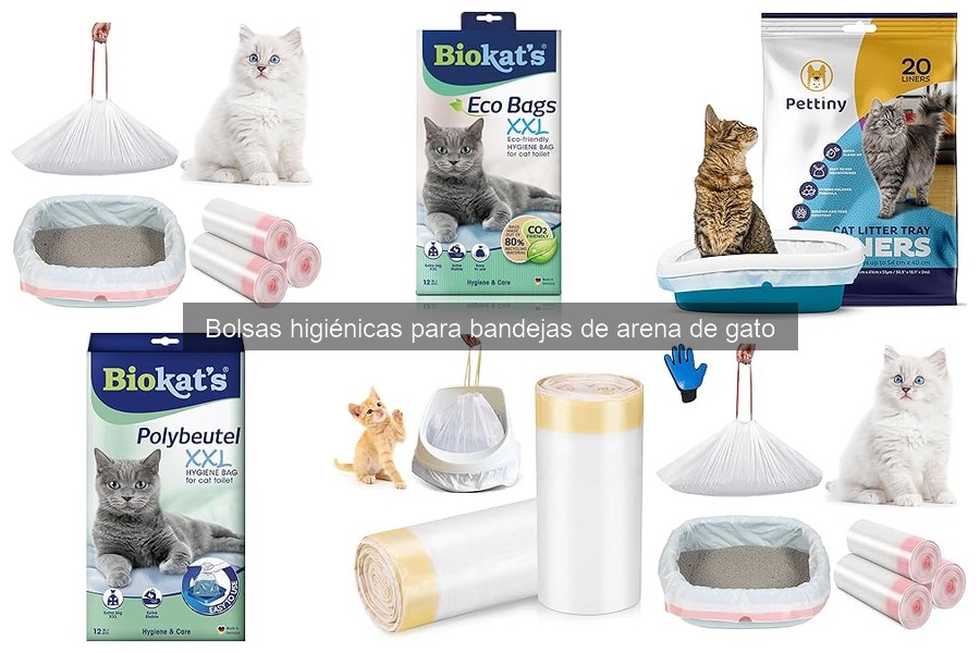 Ofertas y precios de bolsas higiénicas para areneros de gato