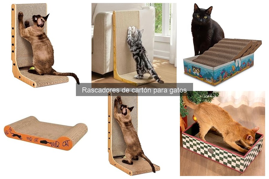 Opiniones de usuarios sobre rascadores de cartón para gatos