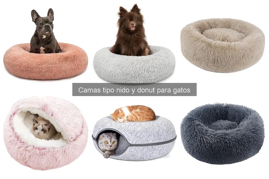 Opiniones sobre camas tipo nido y donut para gatos