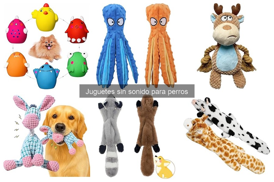 Opiniones sobre juguetes sin sonido para perros: marcas y modelos
