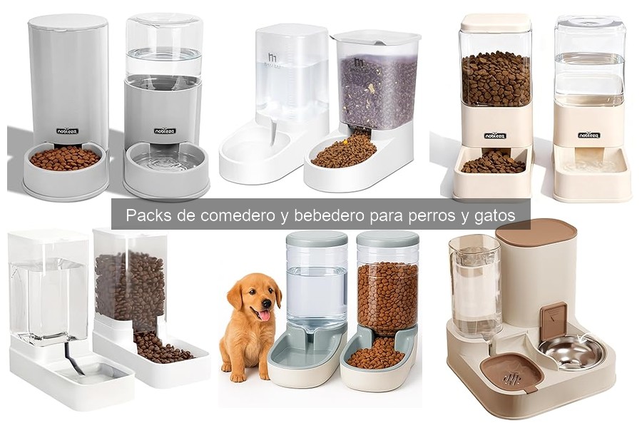 Opiniones sobre los mejores packs de comedero y bebedero