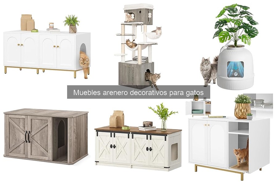 Opiniones sobre muebles areneros decorativos para gatos