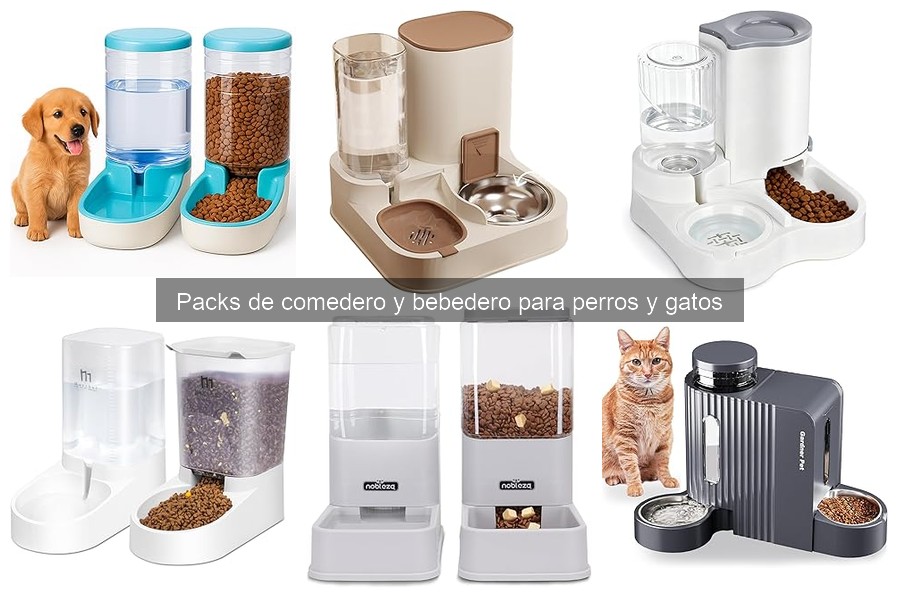 Packs de Comedero y Bebedero para Perros y Gatos: Guía de Compra