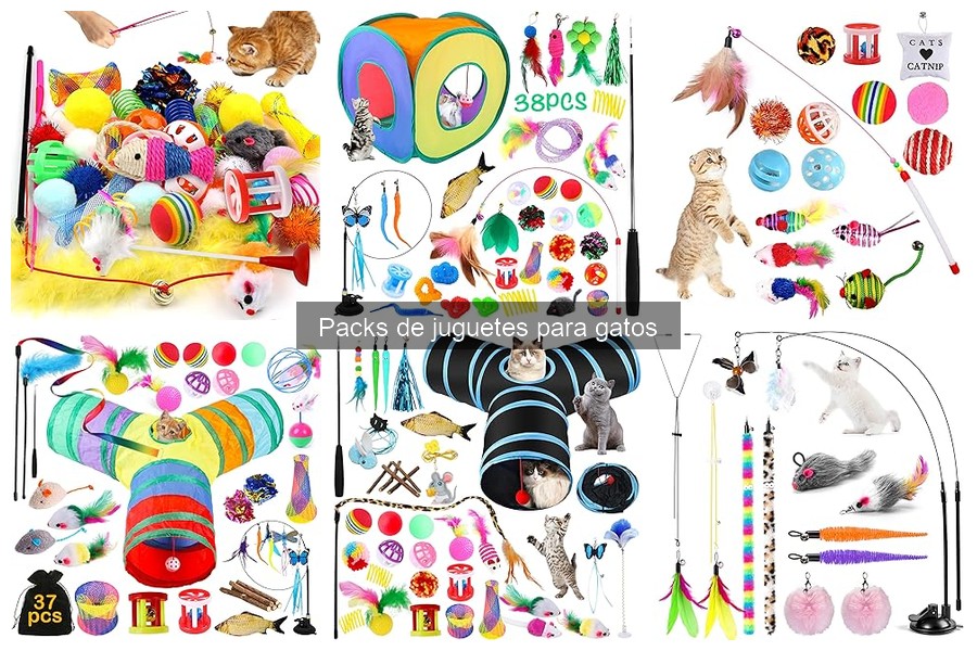 Packs de juguetes para gatos según la edad: guía de compra