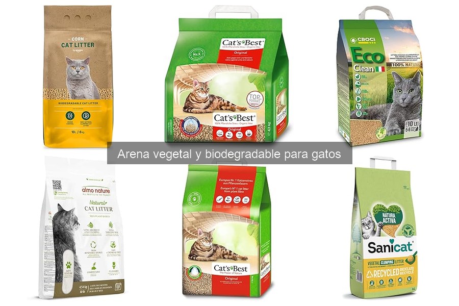 Precios de arena vegetal y biodegradable para gatos